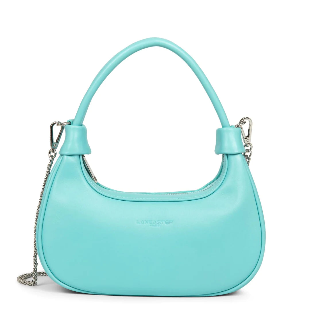 LANCASTER METALLIC CROSSBODY BAG - LAGON