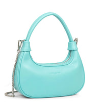 LANCASTER METALLIC CROSSBODY BAG - LAGON