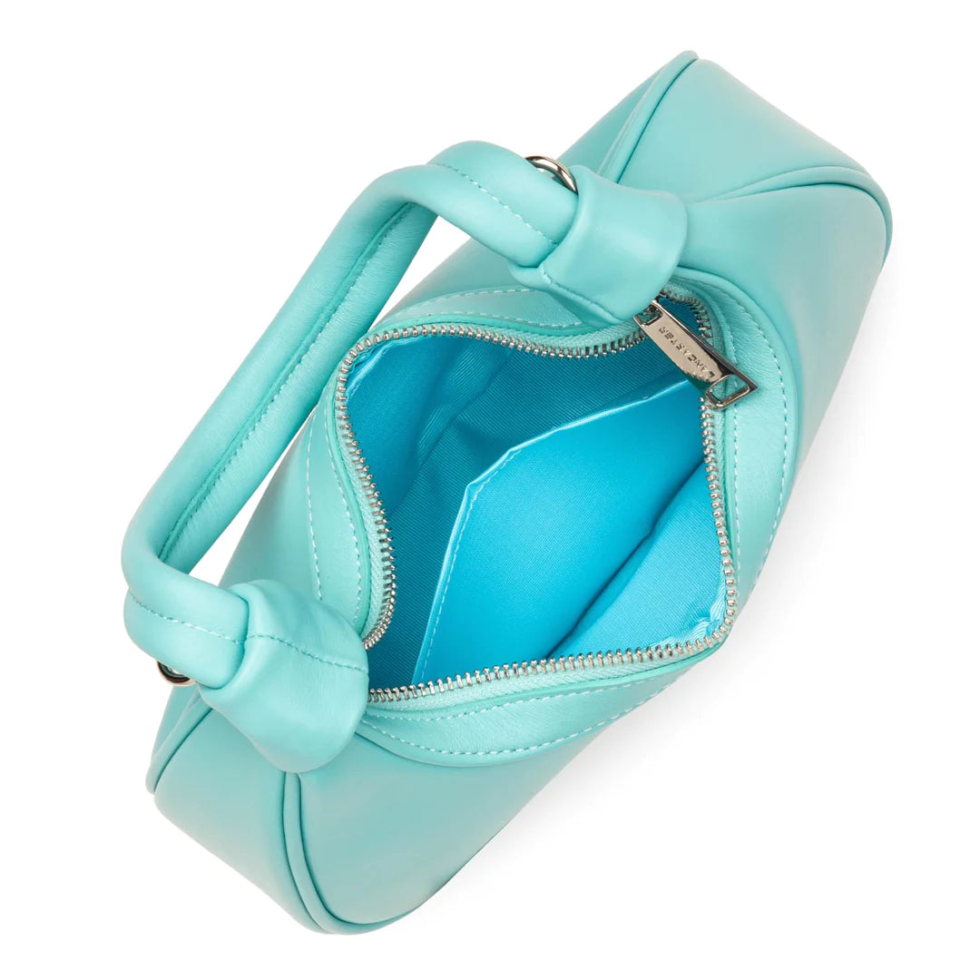 LANCASTER METALLIC CROSSBODY BAG - LAGON