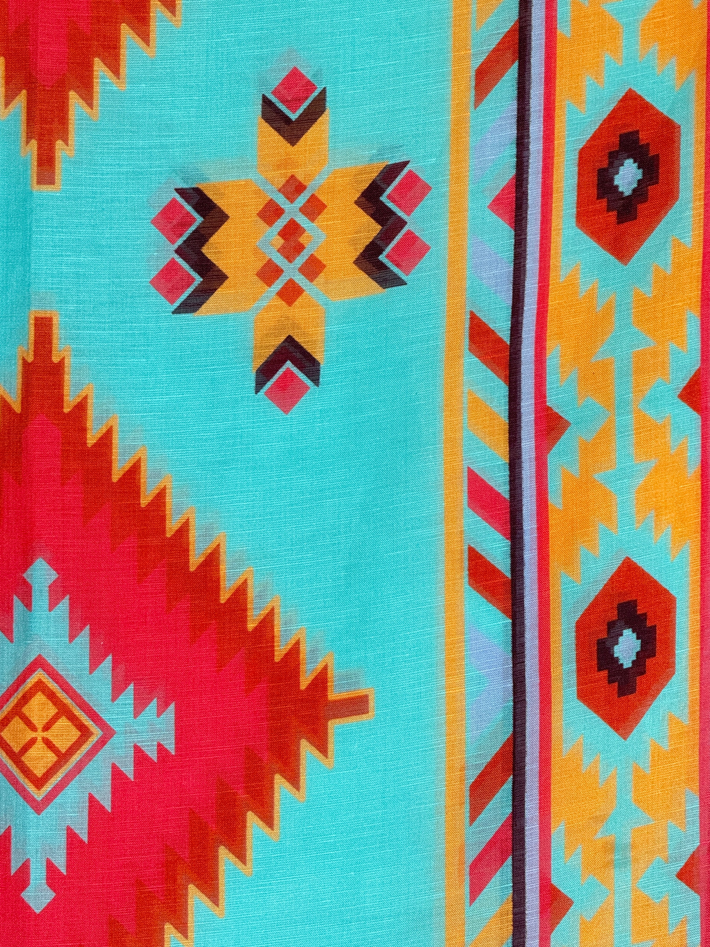 CALABRESE 1924 LINEN & SILK SCARF - AQUA SOUTHWEST