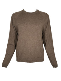 FLORA FEDI CASHMERE SWEATER - CASTORO