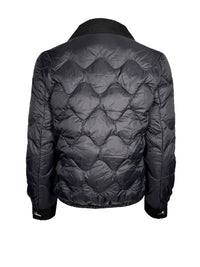LEO & UGO NYLON QUILTED JACKET - BLACK