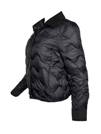LEO & UGO NYLON QUILTED JACKET - BLACK