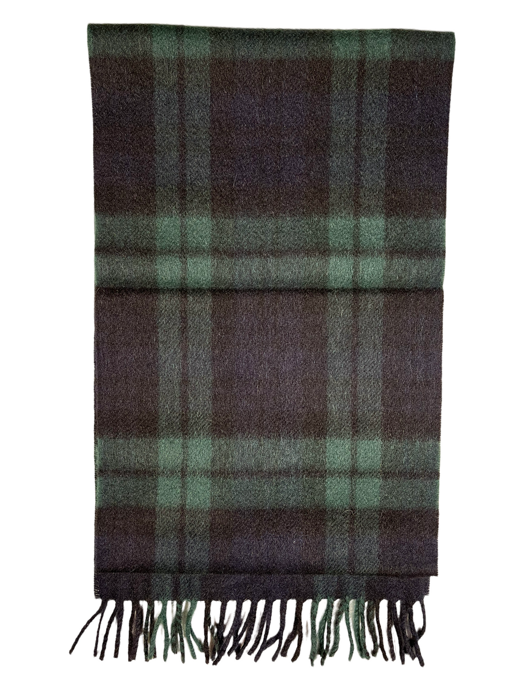 Tartan Blanket Co. Lambswool Scarf Olive Green