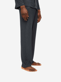 DEREK ROSE MARLOWE 1 MEN'S PAJAMA SET - ANTHRACITE