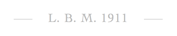 L.B.M. 1911