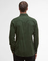 BARBOUR RUNNYMEDE TAILORED MEN'S SHIRT - FOREST MICRO CORD