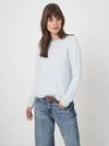 REPEAT CASHMERE ROLL NECK SWEATER - WAVE