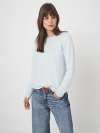REPEAT CASHMERE ROLL NECK SWEATER - WAVE