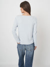 REPEAT CASHMERE ROLL NECK SWEATER - WAVE