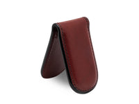 BOSCA 1911 OLD LEATHER MAGNETIC MONEY CLIP - DARK BROWN