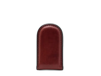 BOSCA 1911 OLD LEATHER MAGNETIC MONEY CLIP - DARK BROWN