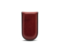BOSCA 1911 OLD LEATHER MAGNETIC MONEY CLIP - DARK BROWN