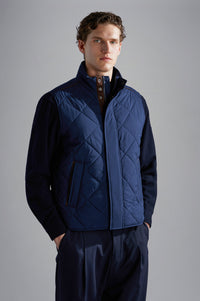 PAUL & SHARK MEN'S SAVE THE SEA QUILTED VEST - NAVY