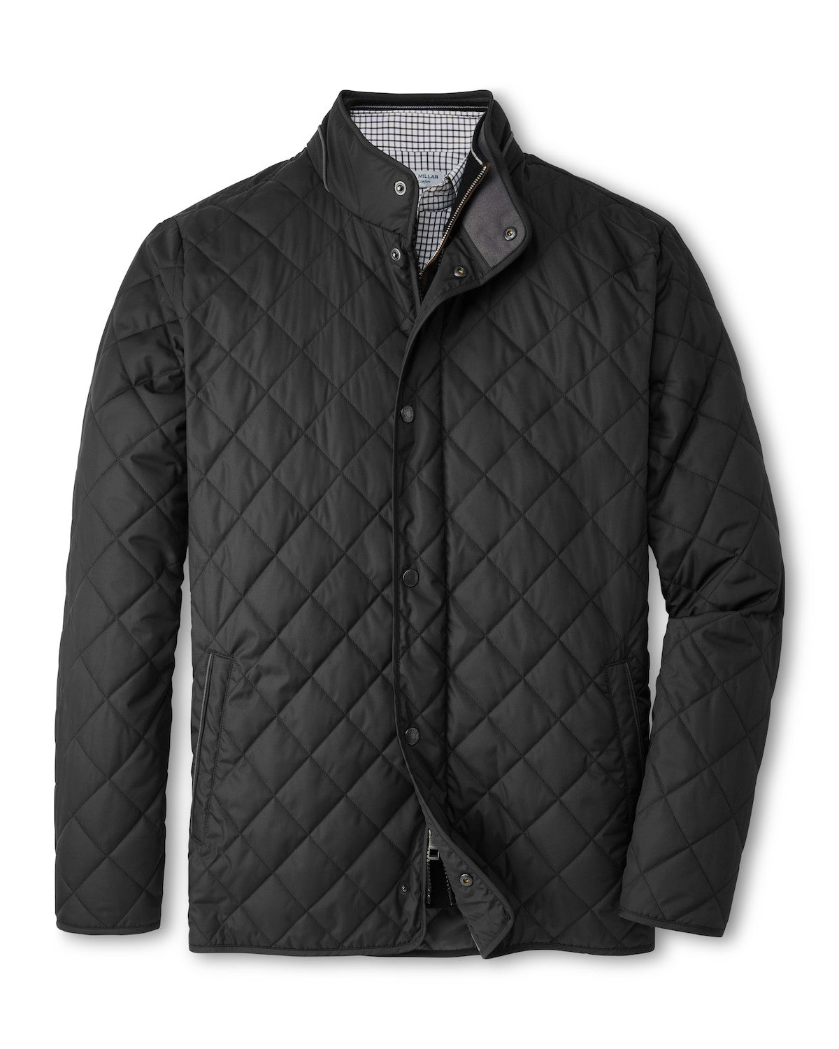PETER MILLAR SUFFOLK QUILTED COAT - BLACK