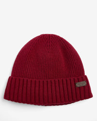BARBOUR CARLTON BEANIE - CRANBERRY
