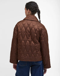 BARBOUR BERNADETTE WOMEN'S QUILTED JACKET - VICUNA/HESSIAN TARTAN