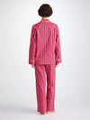 DEREK ROSE WOMEN'S PAJAMA SET - CAPRI 25 COTTON BATISTE PINK
