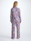 DEREK ROSE WOMEN'S PAJAMA SET - COTTON BATISTE MULTI JUNGLE PAISLEY PRINT