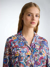 DEREK ROSE WOMEN'S PAJAMA SET - COTTON BATISTE MULTI JUNGLE PAISLEY PRINT
