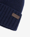 BARBOUR CARLTON BEANIE - NAVY