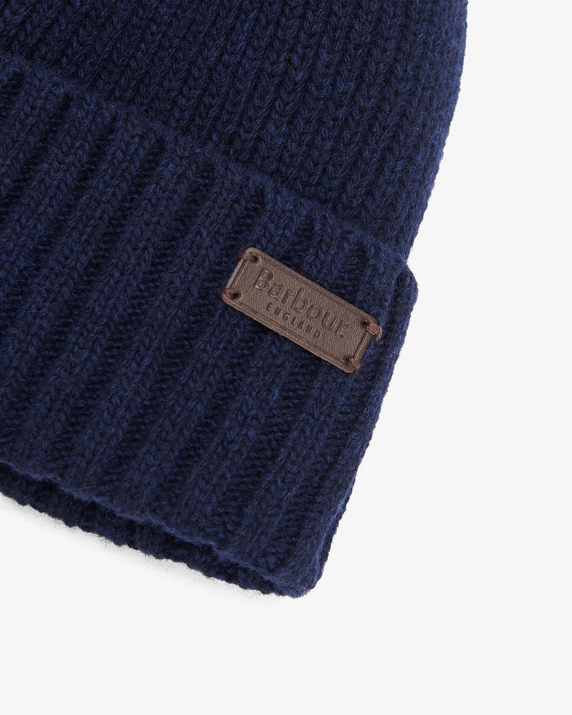 BARBOUR CARLTON BEANIE - NAVY