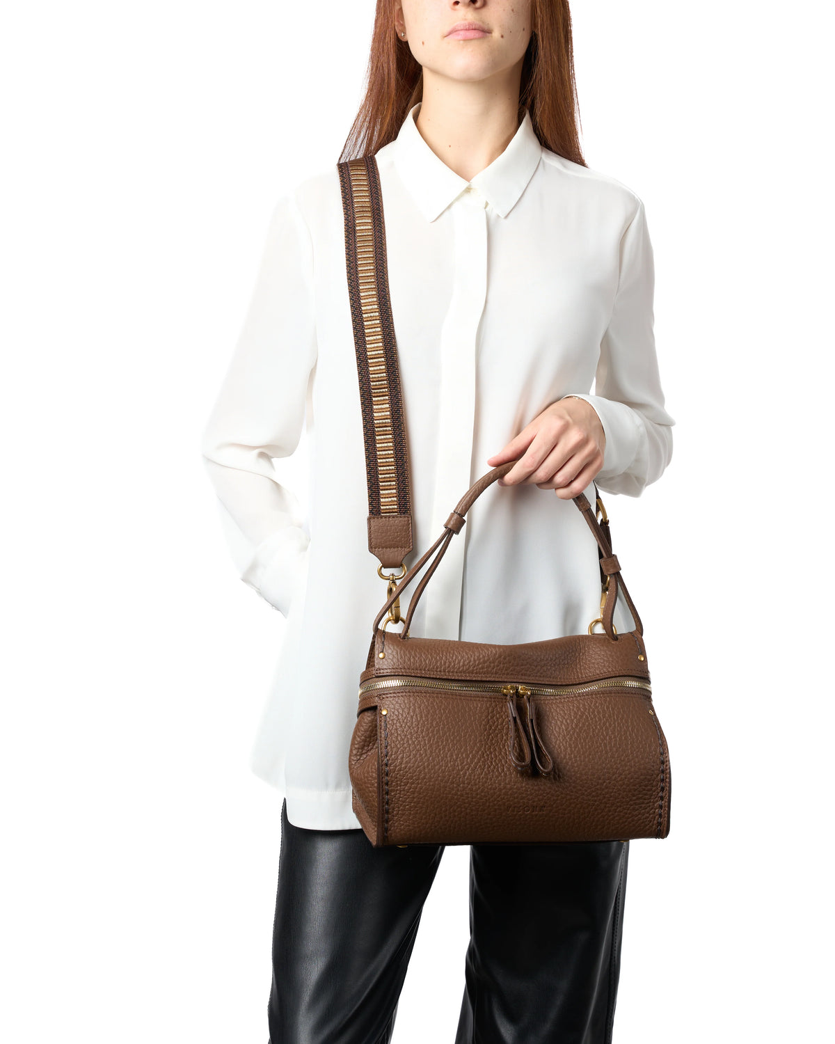 VISONA FELICITA HANDBAG - NOCE