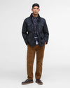 BARBOUR SAPPER MEN'S WAX JACKET - BLACK