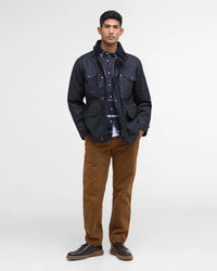 BARBOUR SAPPER MEN'S WAX JACKET - BLACK