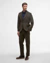 BARBOUR WALLINGTON CORD BLAZER - OLIVE
