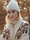 REPEAT MERINO FAIRISLE SWEATER - NATURAL