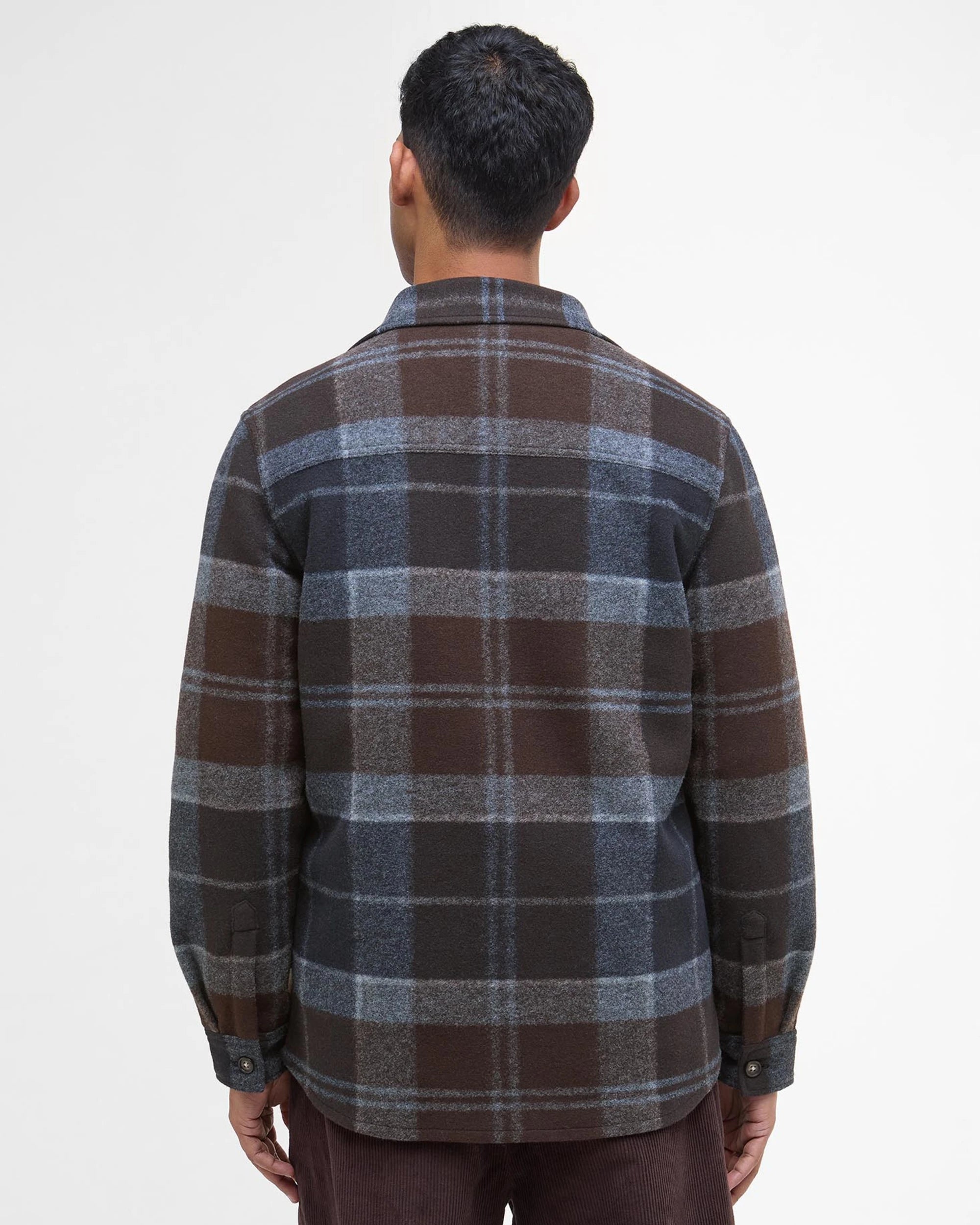 BARBOUR CHAPTER TAILORED MEN'S OVERSHIRT - MIDNIGHT OAK TARTAN