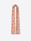 VILAGALLO NEON STARS SCARF - ORANGE & BEIGE