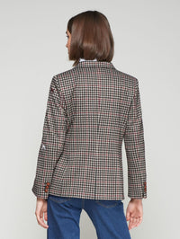 VILAGALLO HEATHER JACKET EMB HOUNDSTOOTH KNIT