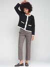 VILAGALLO CAROLE HOUNDSTOOTH KNIT PANTS