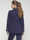 VILAGALLO NAVY BLUE JACKET WITH 2 OPENINGS STRUCTURE