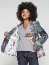 VILAGALLO HANNAH JACKET CHECK COLOR PROFILES