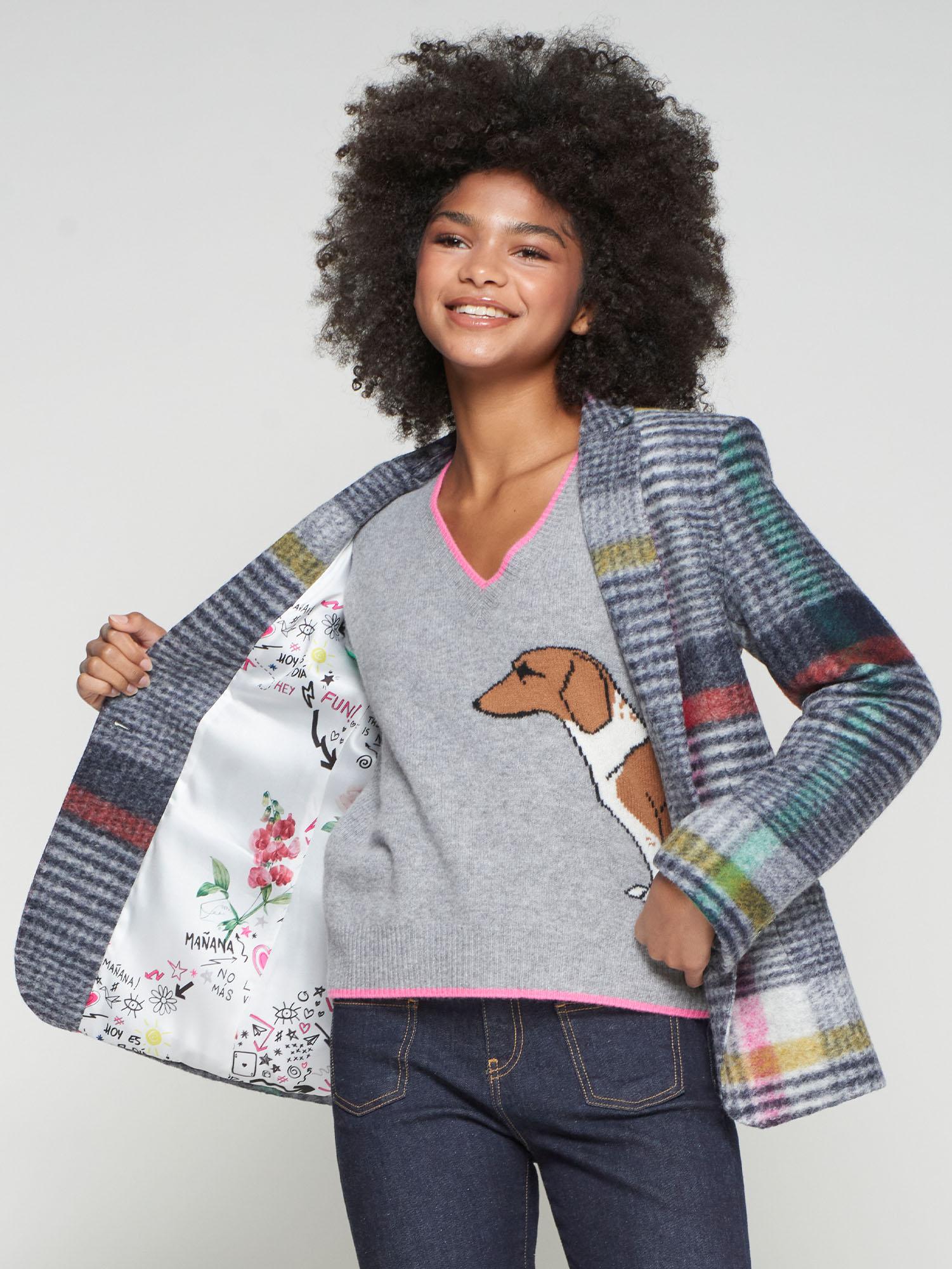 VILAGALLO HANNAH JACKET CHECK COLOR PROFILES