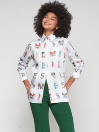 VILAGALLO MARIELA SMILE WHITE SHIRT