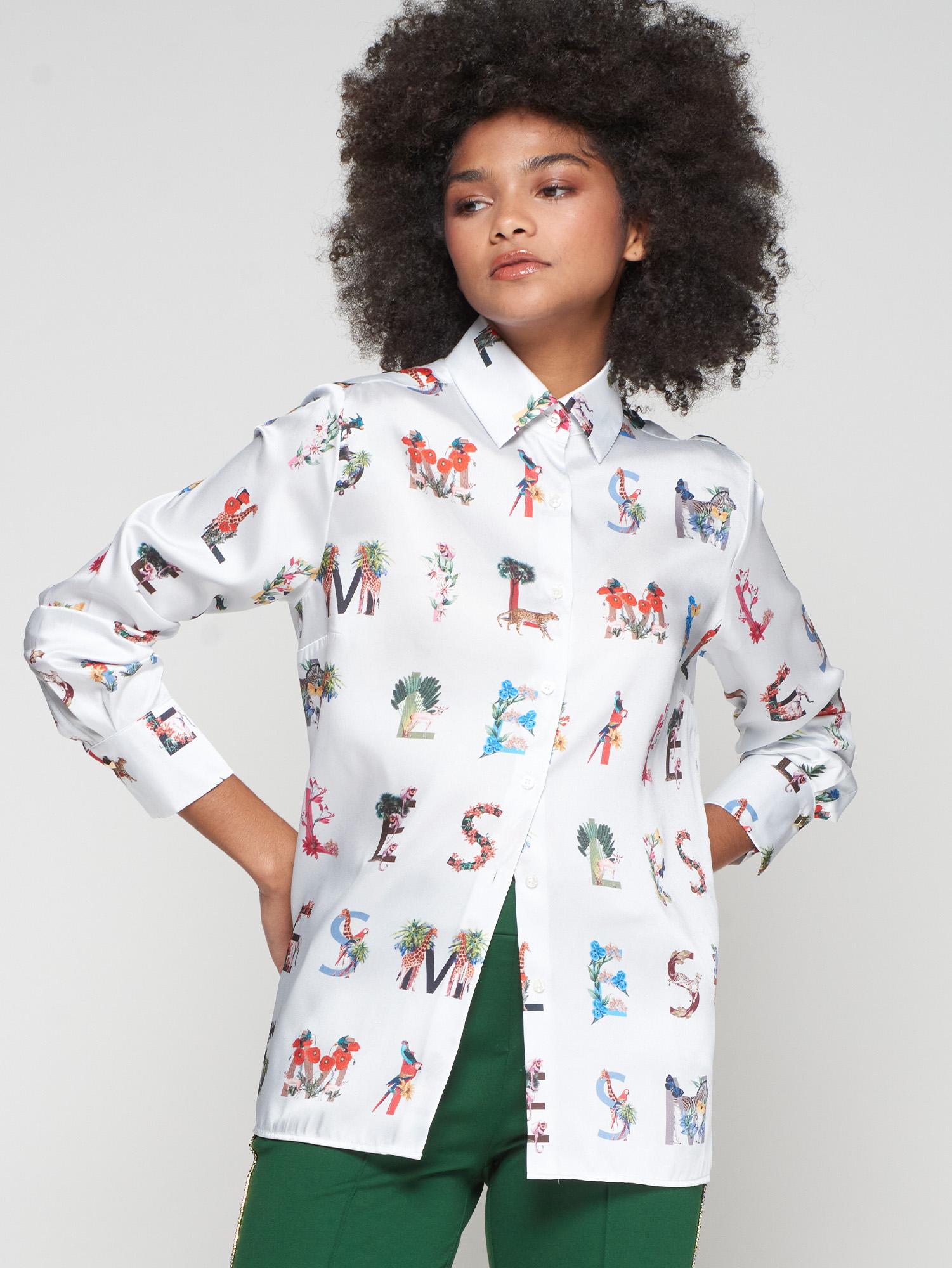 VILAGALLO MARIELA SMILE WHITE SHIRT