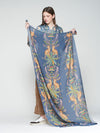 VILAGALLO LEOPARDS AND PALM TREES SCARF
