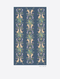 VILAGALLO LEOPARDS AND PALM TREES SCARF