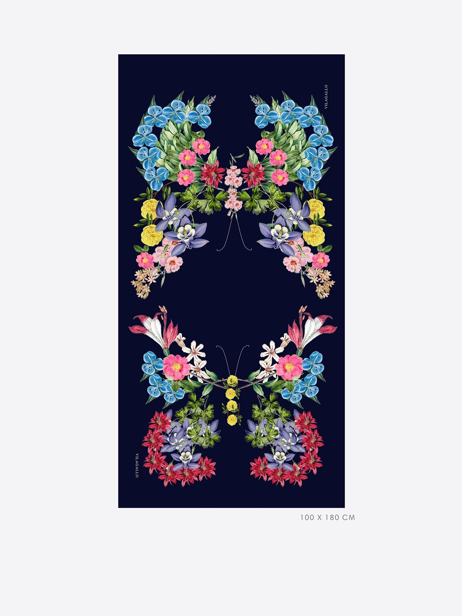 VILAGALLO BUTTERFLY SCARF