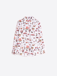 VILAGALLO MAFALDA VINTAGE SHIRT - WHITE