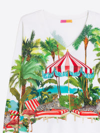 VILAGALLO PUNTO ESTAMPADO DOLCE FARNIENTE SWEATER