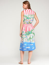 VILAGALLO OLIMPIA PUERTO BANUS RY ALG PRINT SKIRT