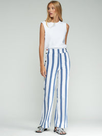 VILAGALLO TEODORA RAYA ELASTICA PANT - BLUE