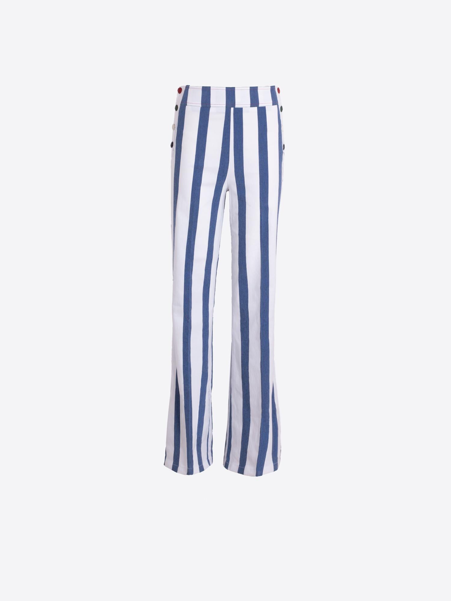 VILAGALLO TEODORA RAYA ELASTICA PANT - BLUE