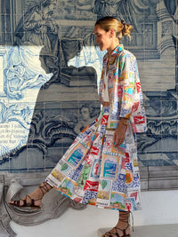 VILAGALLO OLIMPIA SELLOS VIAJES SKIRT