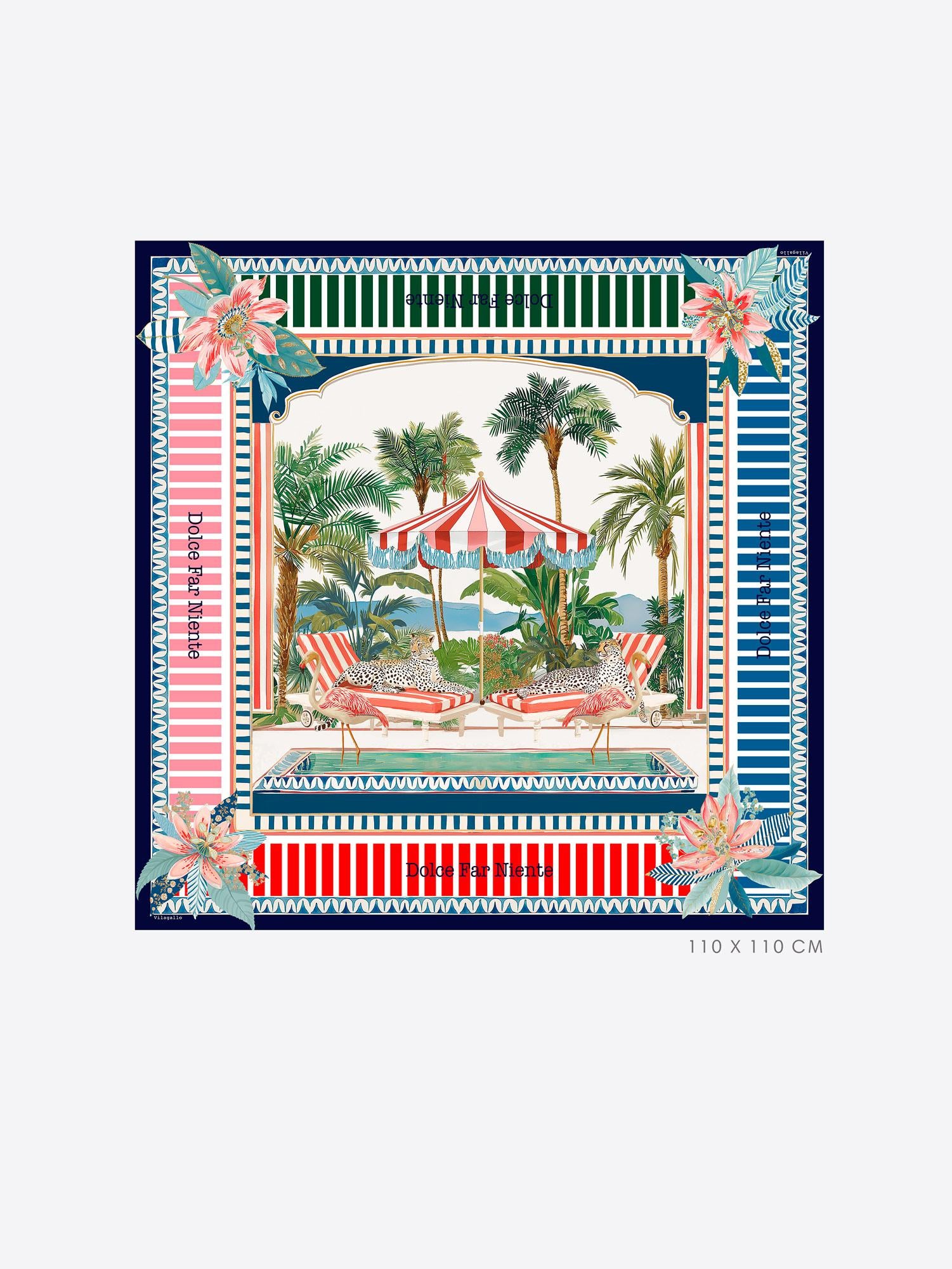 VILAGALLO SILK FARNIENTE SCARF